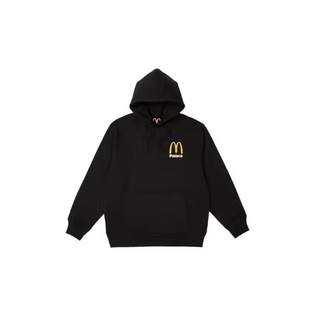 PALACE X McDonald's LOGO HOODIE black XXL